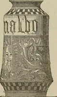 An illustration from A descriptive catalogue of the maiolica, Hispano-Moresco, Persian, Damascus, and Rhodian wares in the South Kensington Museum : with historical notes, marks, & monograms (1873)