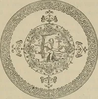 An illustration from A descriptive catalogue of the maiolica, Hispano-Moresco, Persian, Damascus, and Rhodian wares in the South Kensington Museum : with historical notes, marks, & monograms (1873)