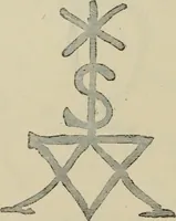 An illustration from A descriptive catalogue of the maiolica, Hispano-Moresco, Persian, Damascus, and Rhodian wares in the South Kensington Museum : with historical notes, marks, & monograms (1873)