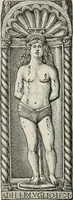 An illustration from A descriptive catalogue of the maiolica, Hispano-Moresco, Persian, Damascus, and Rhodian wares in the South Kensington Museum : with historical notes, marks, & monograms (1873)