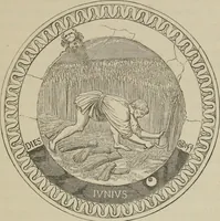 An illustration from A descriptive catalogue of the maiolica, Hispano-Moresco, Persian, Damascus, and Rhodian wares in the South Kensington Museum : with historical notes, marks, & monograms (1873)
