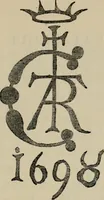 An illustration from A descriptive catalogue of the maiolica, Hispano-Moresco, Persian, Damascus, and Rhodian wares in the South Kensington Museum : with historical notes, marks, & monograms (1873)
