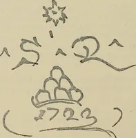 An illustration from A descriptive catalogue of the maiolica, Hispano-Moresco, Persian, Damascus, and Rhodian wares in the South Kensington Museum : with historical notes, marks, & monograms (1873)