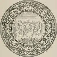 An illustration from A descriptive catalogue of the maiolica, Hispano-Moresco, Persian, Damascus, and Rhodian wares in the South Kensington Museum : with historical notes, marks, & monograms (1873)