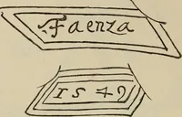 An illustration from A descriptive catalogue of the maiolica, Hispano-Moresco, Persian, Damascus, and Rhodian wares in the South Kensington Museum : with historical notes, marks, & monograms (1873)