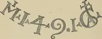 An illustration from A descriptive catalogue of the maiolica, Hispano-Moresco, Persian, Damascus, and Rhodian wares in the South Kensington Museum : with historical notes, marks, & monograms (1873)