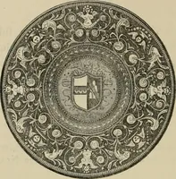 An illustration from A descriptive catalogue of the maiolica, Hispano-Moresco, Persian, Damascus, and Rhodian wares in the South Kensington Museum : with historical notes, marks, & monograms (1873)