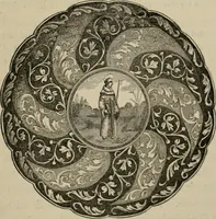 An illustration from A descriptive catalogue of the maiolica, Hispano-Moresco, Persian, Damascus, and Rhodian wares in the South Kensington Museum : with historical notes, marks, & monograms (1873)