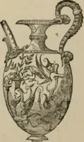 An illustration from A descriptive catalogue of the maiolica, Hispano-Moresco, Persian, Damascus, and Rhodian wares in the South Kensington Museum : with historical notes, marks, & monograms (1873)