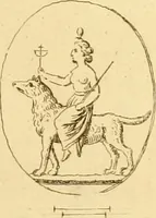 Picture 37 of 228 from A descriptive catalogue of a general collection of ancient and modern engraved gems, cameos as well as intaglios : taken from the most celebrated cabinets in Europe ; and cast in coloured pastes, white enamel, and sulphur (1791), leaf 398