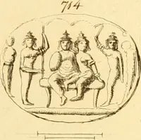 Picture 53 of 228 from A descriptive catalogue of a general collection of ancient and modern engraved gems, cameos as well as intaglios : taken from the most celebrated cabinets in Europe ; and cast in coloured pastes, white enamel, and sulphur (1791), leaf 410