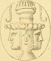 An illustration from A descriptive catalogue of a general collection of ancient and modern engraved gems, cameos as well as intaglios : taken from the most celebrated cabinets in Europe ; and cast in coloured pastes, white enamel, and sulphur (1791)