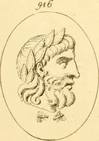 Picture 77 of 228 from A descriptive catalogue of a general collection of ancient and modern engraved gems, cameos as well as intaglios : taken from the most celebrated cabinets in Europe ; and cast in coloured pastes, white enamel, and sulphur (1791), leaf 422