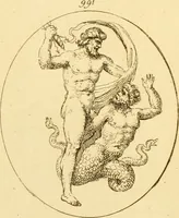 An illustration from A descriptive catalogue of a general collection of ancient and modern engraved gems, cameos as well as intaglios : taken from the most celebrated cabinets in Europe ; and cast in coloured pastes, white enamel, and sulphur (1791)