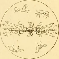 Picture 92 of 228 from A descriptive catalogue of a general collection of ancient and modern engraved gems, cameos as well as intaglios : taken from the most celebrated cabinets in Europe ; and cast in coloured pastes, white enamel, and sulphur (1791), leaf 424