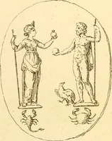 Picture 96 of 228 from A descriptive catalogue of a general collection of ancient and modern engraved gems, cameos as well as intaglios : taken from the most celebrated cabinets in Europe ; and cast in coloured pastes, white enamel, and sulphur (1791), leaf 426