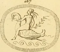 Picture 99 of 228 from A descriptive catalogue of a general collection of ancient and modern engraved gems, cameos as well as intaglios : taken from the most celebrated cabinets in Europe ; and cast in coloured pastes, white enamel, and sulphur (1791), leaf 426