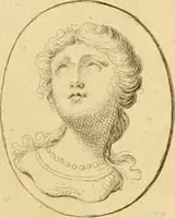 An illustration from A descriptive catalogue of a general collection of ancient and modern engraved gems, cameos as well as intaglios : taken from the most celebrated cabinets in Europe ; and cast in coloured pastes, white enamel, and sulphur (1791)