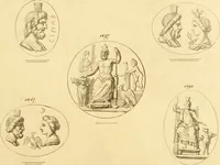 Picture 110 of 228 from A descriptive catalogue of a general collection of ancient and modern engraved gems, cameos as well as intaglios : taken from the most celebrated cabinets in Europe ; and cast in coloured pastes, white enamel, and sulphur (1791), leaf 432