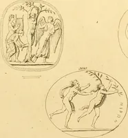 An illustration from A descriptive catalogue of a general collection of ancient and modern engraved gems, cameos as well as intaglios : taken from the most celebrated cabinets in Europe ; and cast in coloured pastes, white enamel, and sulphur (1791)
