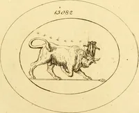An illustration from A descriptive catalogue of a general collection of ancient and modern engraved gems, cameos as well as intaglios : taken from the most celebrated cabinets in Europe ; and cast in coloured pastes, white enamel, and sulphur (1791)