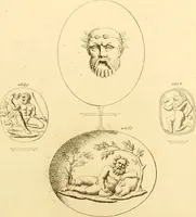 Picture 164 of 228 from A descriptive catalogue of a general collection of ancient and modern engraved gems, cameos as well as intaglios : taken from the most celebrated cabinets in Europe ; and cast in coloured pastes, white enamel, and sulphur (1791), leaf 460