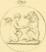 Picture 173 of 228 from A descriptive catalogue of a general collection of ancient and modern engraved gems, cameos as well as intaglios : taken from the most celebrated cabinets in Europe ; and cast in coloured pastes, white enamel, and sulphur (1791), leaf 470