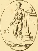 An illustration from A descriptive catalogue of a general collection of ancient and modern engraved gems, cameos as well as intaglios : taken from the most celebrated cabinets in Europe ; and cast in coloured pastes, white enamel, and sulphur (1791)