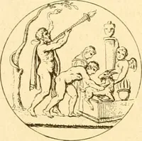 Picture 197 of 228 from A descriptive catalogue of a general collection of ancient and modern engraved gems, cameos as well as intaglios : taken from the most celebrated cabinets in Europe ; and cast in coloured pastes, white enamel, and sulphur (1791), leaf 482
