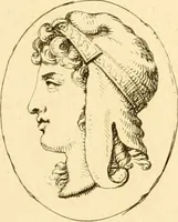 An illustration from A descriptive catalogue of a general collection of ancient and modern engraved gems, cameos as well as intaglios : taken from the most celebrated cabinets in Europe ; and cast in coloured pastes, white enamel, and sulphur (1791)