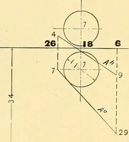 An illustration from Descriptive geometry (1909)