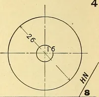 An illustration from Descriptive geometry (1909)