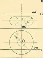 An illustration from Descriptive geometry (1909)