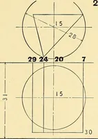 An illustration from Descriptive geometry (1909)