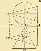 An illustration from Descriptive geometry (1909)