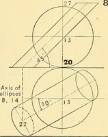 An illustration from Descriptive geometry (1909)