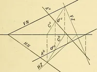 An illustration from Descriptive geometry (1909)