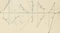 An illustration from Descriptive geometry for students in engineering science and architecture; a carefully graded course of instruction (1915)