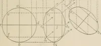 An illustration from Descriptive geometry for students in engineering science and architecture; a carefully graded course of instruction (1915)