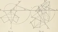 An illustration from Descriptive geometry for students in engineering science and architecture; a carefully graded course of instruction (1915)