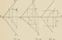 An illustration from Descriptive geometry for students in engineering science and architecture; a carefully graded course of instruction (1915)