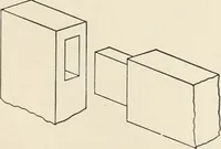 An illustration from Descriptive geometry for students in engineering science and architecture; a carefully graded course of instruction (1915)