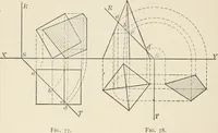 Picture 75 of 105 from Descriptive geometry for students in engineering science and architecture; a carefully graded course of instruction (1915), leaf 85