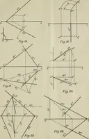 An illustration from Descriptive geometry; with numerous problems and practical applications (1922)