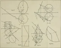An illustration from Descriptive geometry; with numerous problems and practical applications (1922)