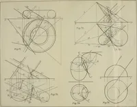 An illustration from Descriptive geometry; with numerous problems and practical applications (1922)