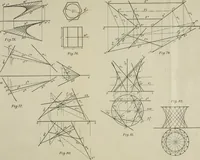 An illustration from Descriptive geometry; with numerous problems and practical applications (1922)
