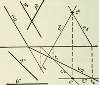 An illustration from Descriptive geometry (1918)