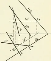 An illustration from Descriptive geometry (1918)