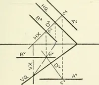 An illustration from Descriptive geometry (1918)